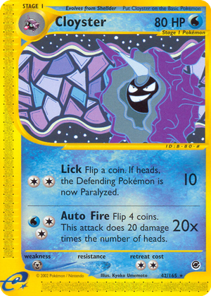Cloyster card image