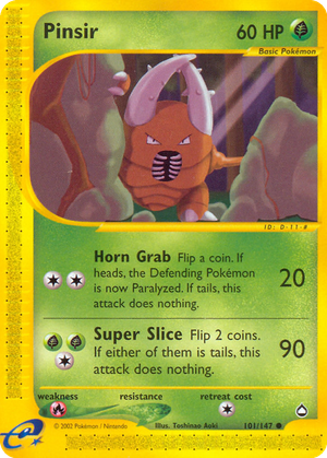 Pinsir card image