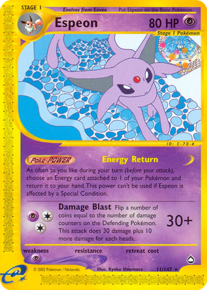 Espeon card image