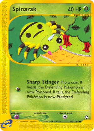 Spinarak card image