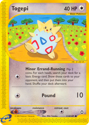 Togepi card image