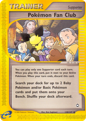 Pokémon Fan Club card image