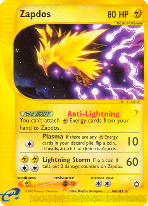 Zapdos card image