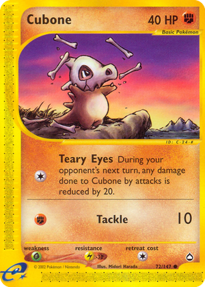 Cubone card image