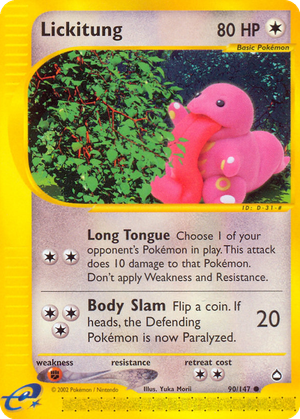 Lickitung card image