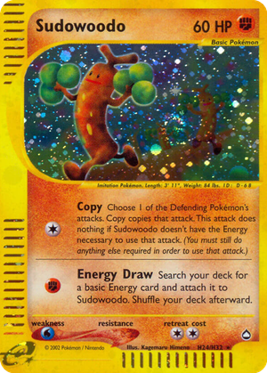 Sudowoodo card image