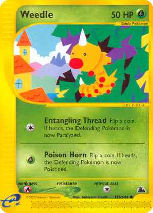 Weedle card image