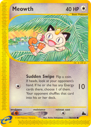 Meowth card image