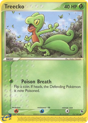 Treecko card image