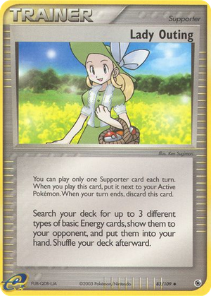 Lady Outing card image