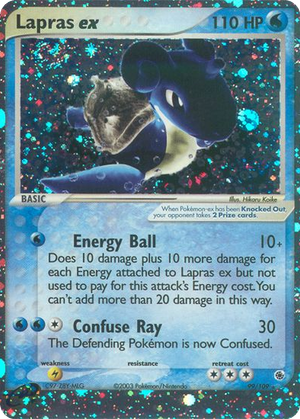 Lapras ex card image