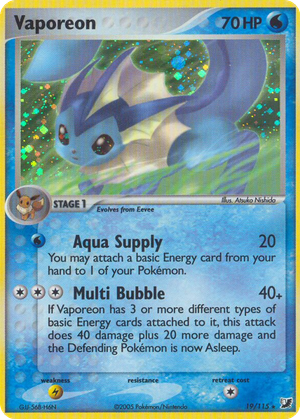 Vaporeon card image