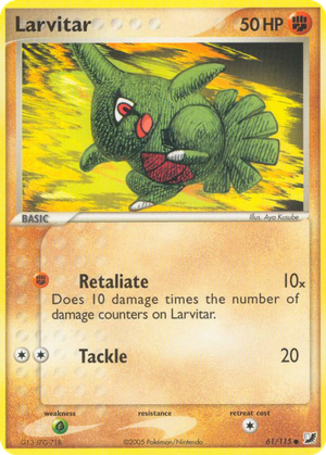 Larvitar card image