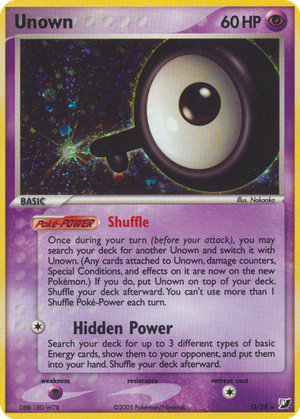 Unown card image