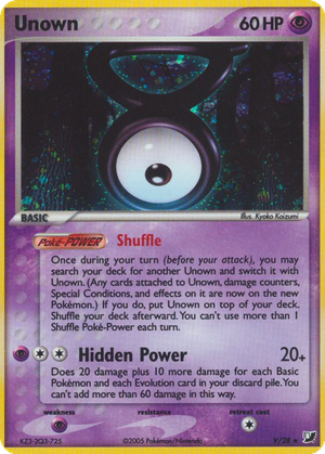Unown card image