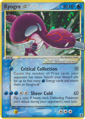 Kyogre ☆ card image