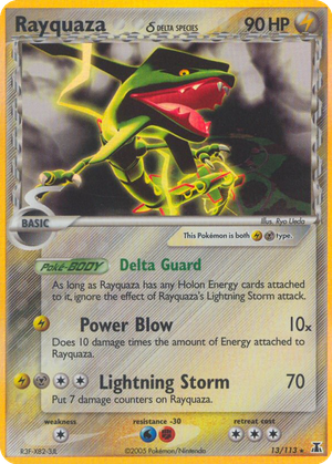 Rayquaza δ card image
