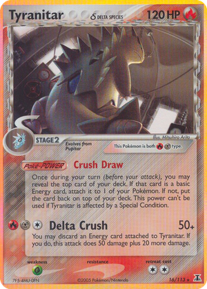 Tyranitar δ card image