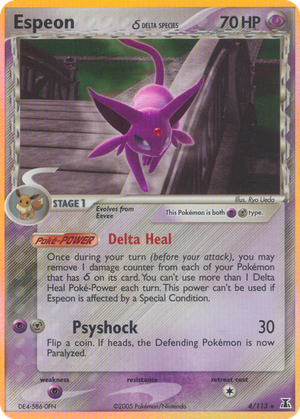 Espeon δ card image