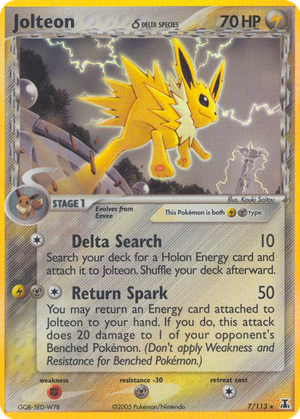 Jolteon δ card image