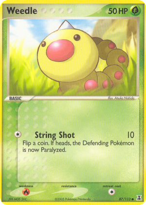 Weedle card image