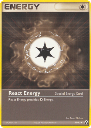React Energy card image