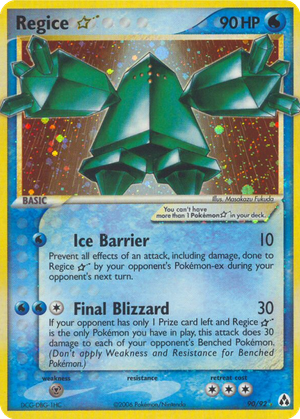 Regice ☆ card image