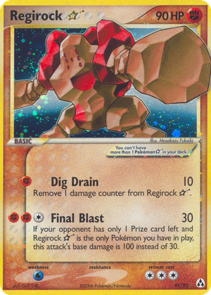 Regirock ☆ card image