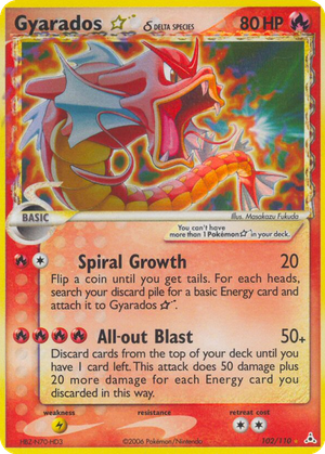 Gyarados ☆ δ card image