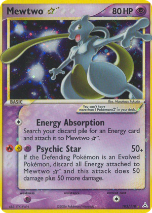 Mewtwo ☆ card image