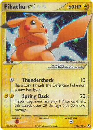 Pikachu ☆ card image