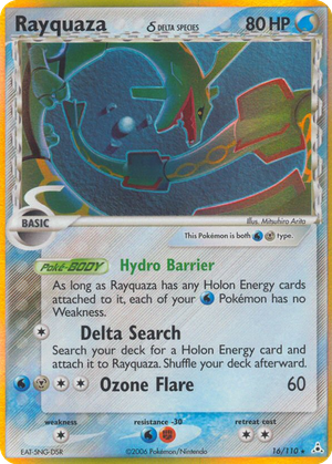 Rayquaza δ card image