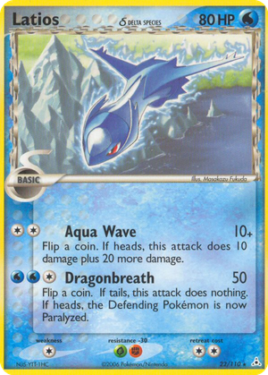 Latios δ card image