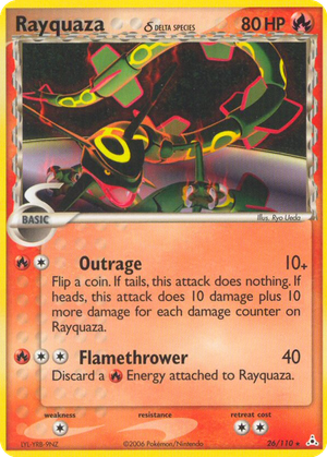 Rayquaza δ card image