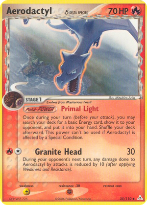 Aerodactyl δ card image