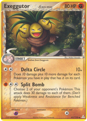 Exeggutor δ card image