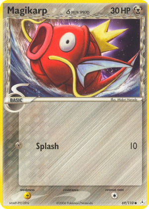 Magikarp δ card image
