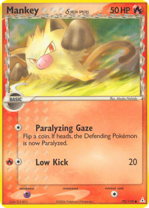 Mankey δ card image