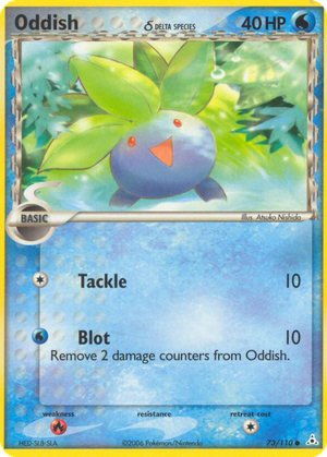 Oddish δ card image