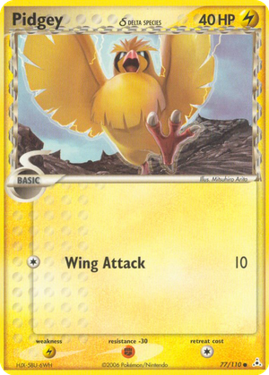 Pidgey δ card image