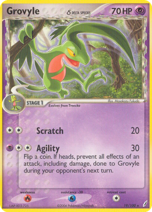 Grovyle δ card image