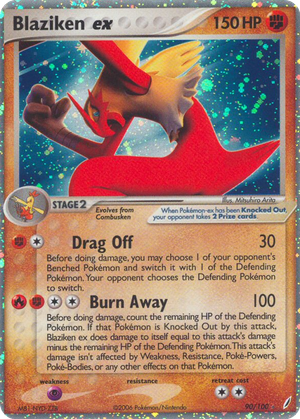Blaziken ex card image