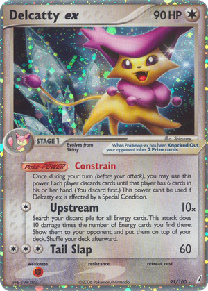 Delcatty ex card image