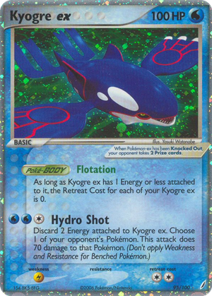 Kyogre ex card image