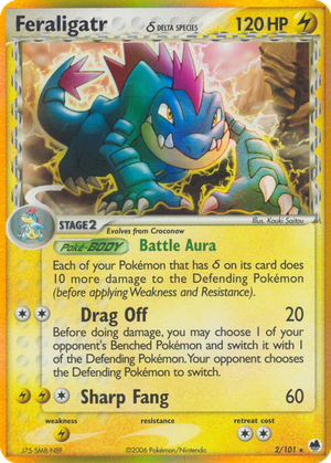 Feraligatr δ card image