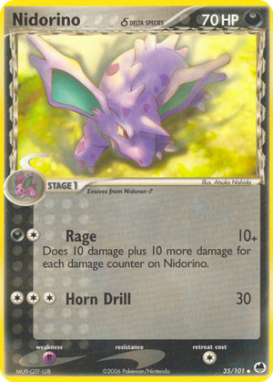 Nidorino δ card image