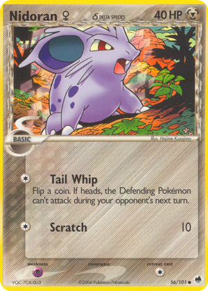 Nidoran ♀ δ card image
