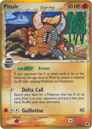 Pinsir δ card image