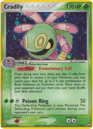 Cradily card image