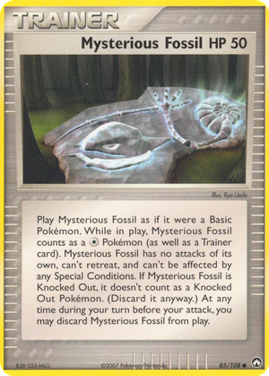 Mysterious Fossil card image